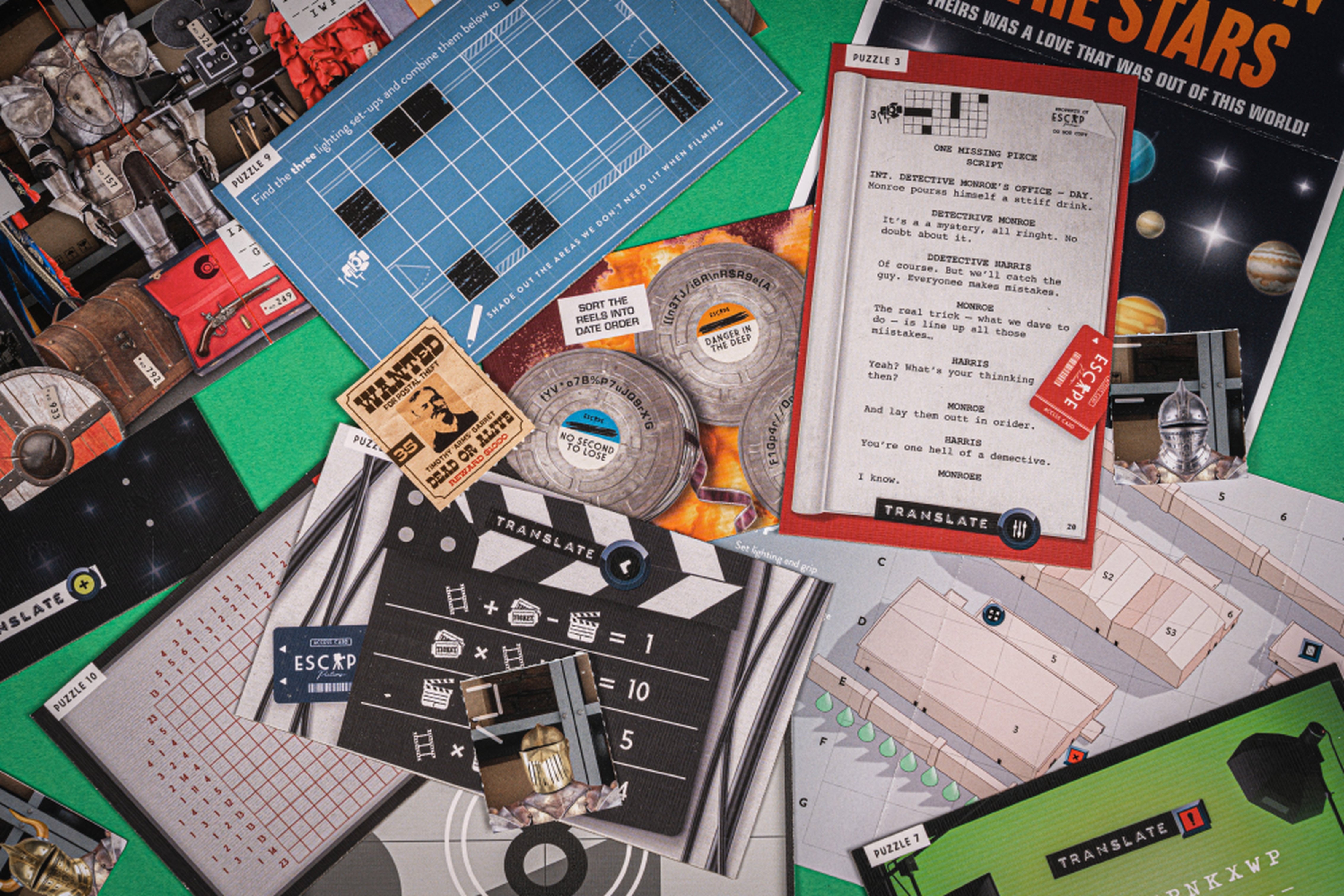 Professor Puzzle : Escape from the Movie Studio